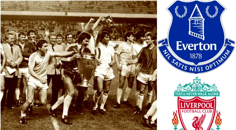 Steaua, esențială pentru istoria lui Everton. Ironia cu sute de distribuiri pe Twitter în care fanii lui Liverpool ating un punct sensibil pentru rivalii din oraș: finala de la Sevilla