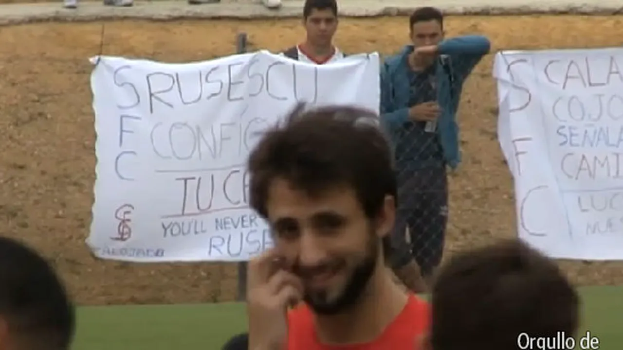 Rusescu va rămâne fără cuvinte! VIDEO Ce au făcut fanii Sevillei la ultimul antrenament