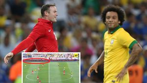 Tare! Rooney, folosit ca slogan publicitar în timpul amicalului Brazilia - Anglia