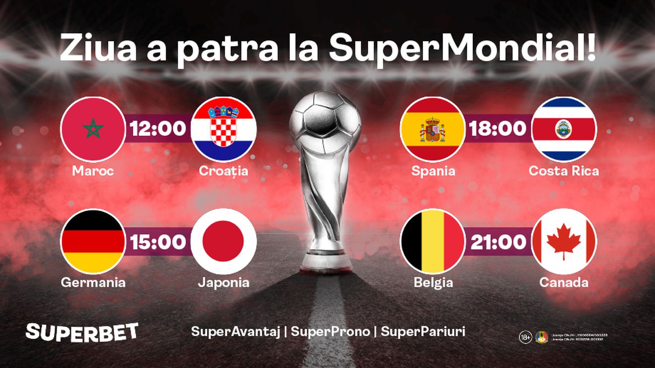 ADVERTORIAL | SuperFotbal în Qatar: granzii Germania și Spania intră în cursa pentru trofeu! Descoperă oferta de azi pentru SuperMondial