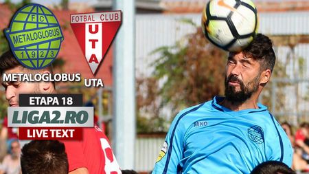 Liderul UTA se încurcă la București, cu Metaloglobus. Laszlo Balint nu şi-a putut învinge fosta echipă