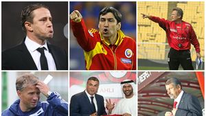 Caravana arabă a antrenorilor români cu pretenții de selecționeri se pierde în deșert. BÃ¶lÃ¶ni e singurul care a câștigat, Olăroiu și Petrescu au „smuls" egaluri, Pițurcă și Reghe au pierdut