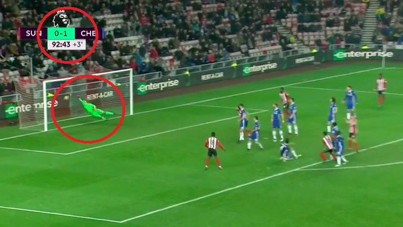 Thibaut Courtois sau cum poți câștiga un meci cu portarul! VIDEO Belgianul a reușit PARADA SEZONULUI în minutul 90+3 al partidei Sunderland - Chelsea 0-1. Trupa lui Conte s-a distanțat în Anglia