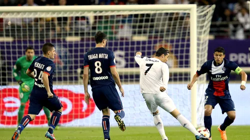 Nu au respectat „firma” meciului. PSG – Real, 0-1, în primul amical de gală din 2014