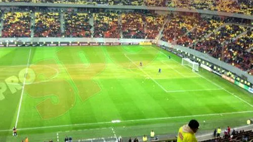 FOTO** Iarba de National Arena, noi probleme! O parte din gazon a fost înlocuită chiar înainte de derby-ul Steaua – CFR