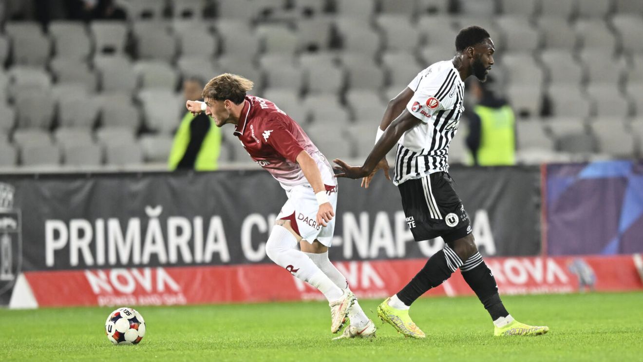 U Cluj - Rapid 3-4, în etapa a 11-a din Superliga. Giuleștenii se impun pe final într-un meci plin de răsturnări de situație!
