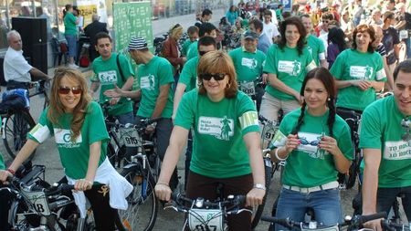SUCCES absolut al Campaniei "VERDE pentru BICICLETE" - Timisoara 2009!