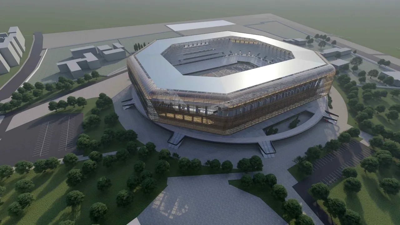 E gata! A fost aprobată demolarea fostului stadion și construirea noului complex polivalent dintr-un imens oraș al României: va costa 163.000.000 de euro și arena SF va avea 30.000 de locuri!