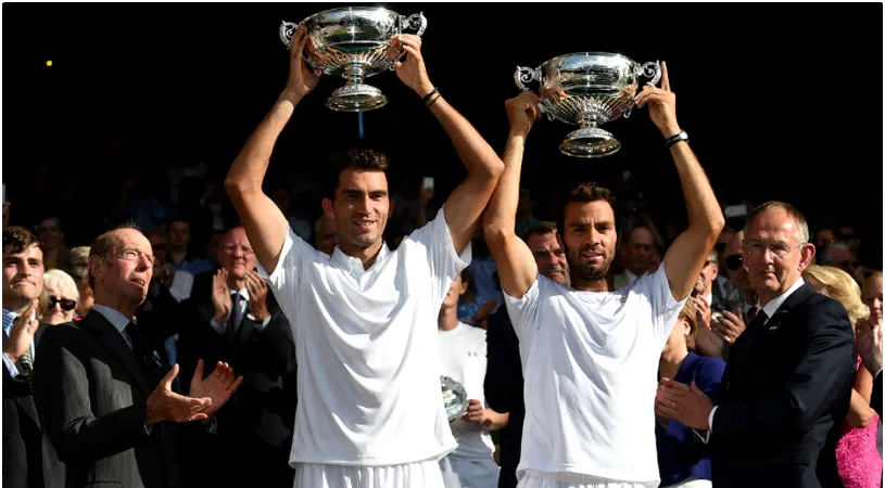 WIMBLEDON | Horia Tecău, campion la All England Club, după victoria carierei. A patra oară este cu noroc: succes 7-6(5), 6-4, 6-4 alături de Juls Rojer, împotriva perechii Murray / Peers 