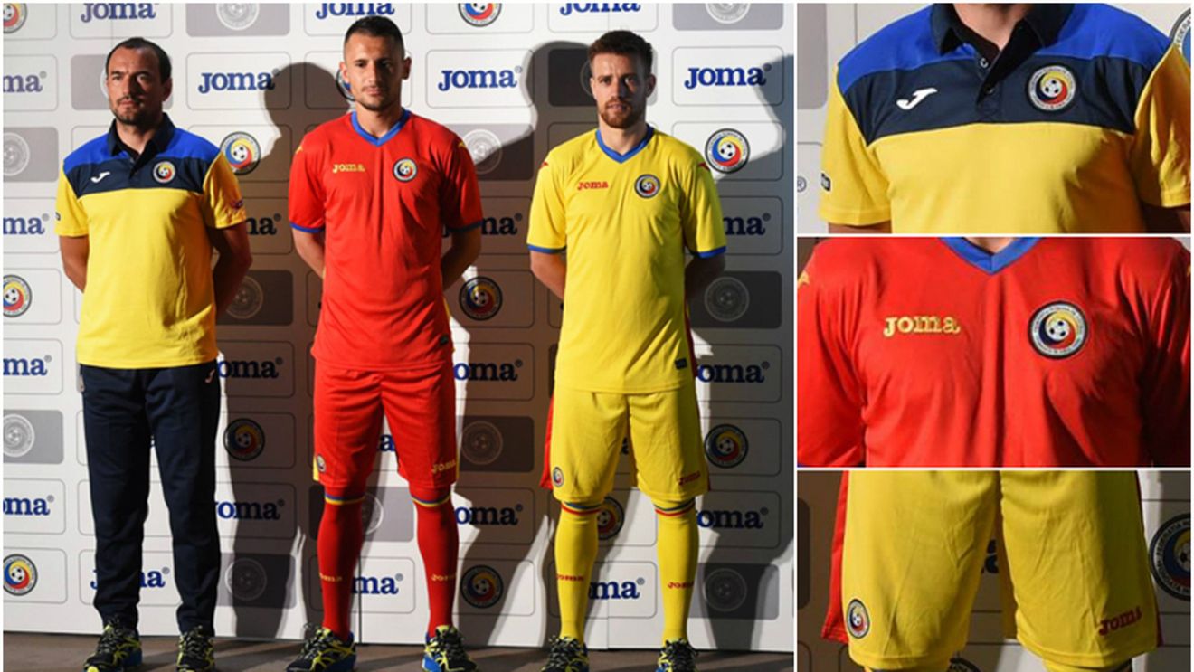 FOTO | Noile echipamente ale naționalei au fost prezentate oficial. După 45 de ani de colaborare cu Adidas, România trece la Joma. Tricourile vor fi purtate cu Irlanda de Nord