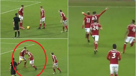 GENIAL! VIDEO Schemă superbă reușită de jucătorii lui Nottingham Forest la o lovitură liberă. Cum au dat golul victoriei