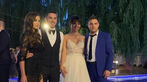 Nicolae Stanciu a spus "DA" în fața altarului! Jucătorii invitați la nuntă + Cum arată soția internaționalului român | GALERIE FOTO