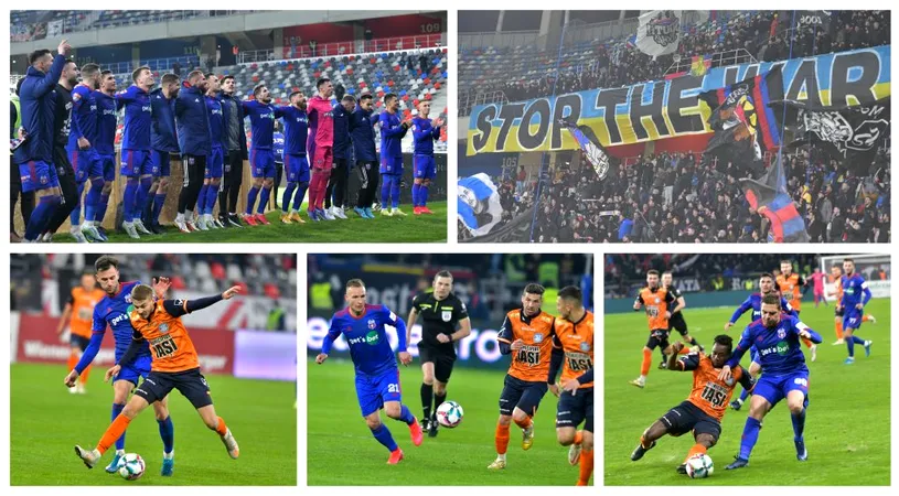 Pas apăsat spre play-off făcut de Steaua după ce a învins clar Poli Iași. Mutările făcute de Oprița la pauză au decis meciul