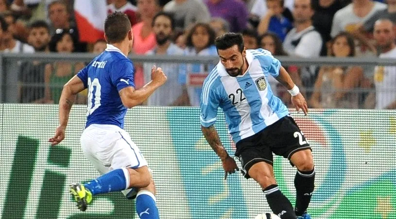 Palacio și Lavezzi au sosit la București pentru meciul amical cu România