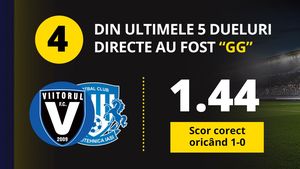 Liga I: se înscriu peste 2.5 goluri în meciurile din play-out? Profită de COTA UNICĂ!