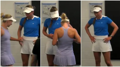 Cum au fost surprinse două jucătoare cunoscute în vestiar la Australian Open! I-a admirat atât de mult echipamentul, încât a început să-și atingă colega într-un mod neașteptat. VIDEO