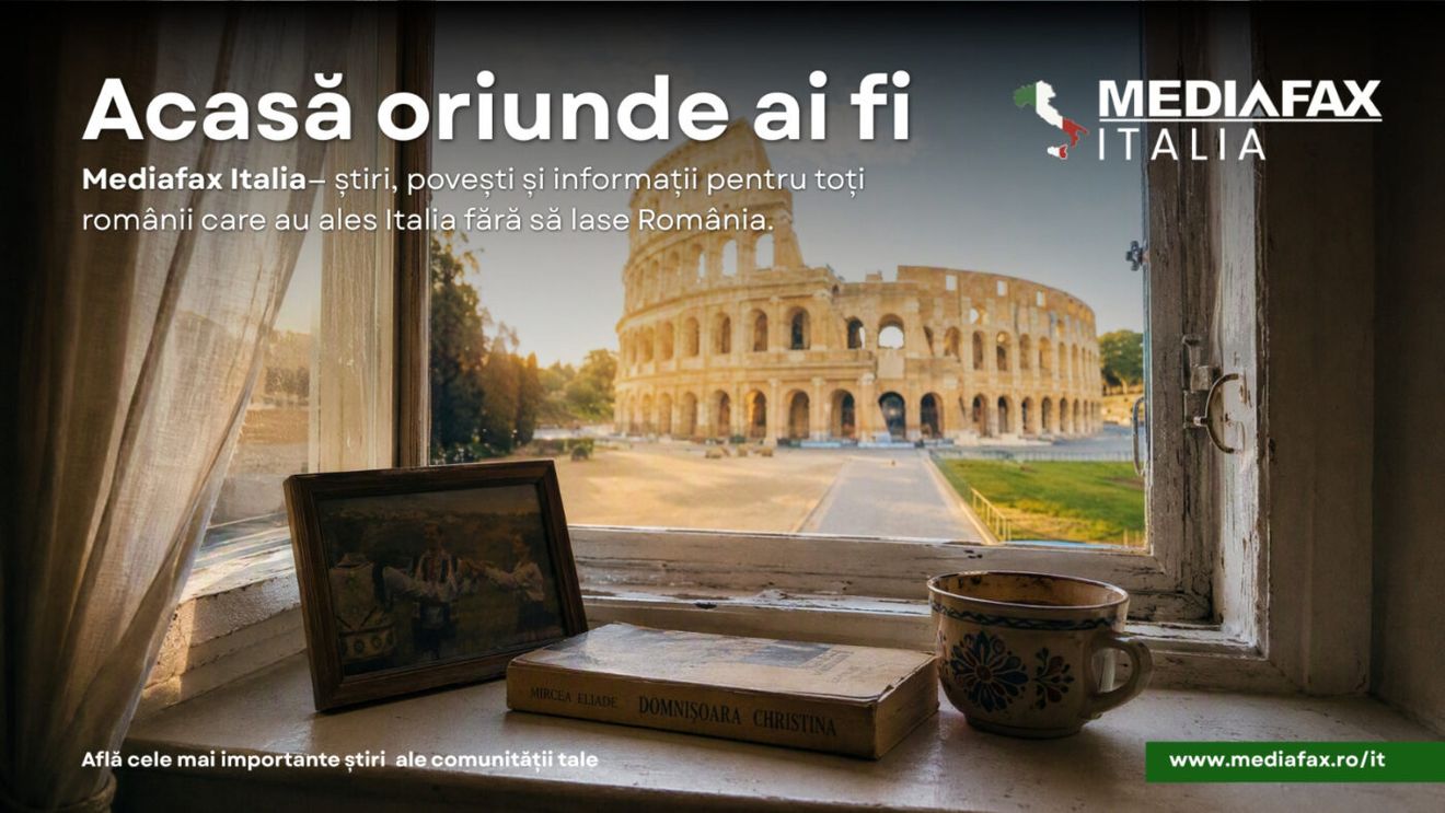 COMUNICAT DE PRESĂ. Mediafax își continuă extinderea internațională și lansează Mediafax Italia, platforma de știri dedicată comunității românești din Italia
