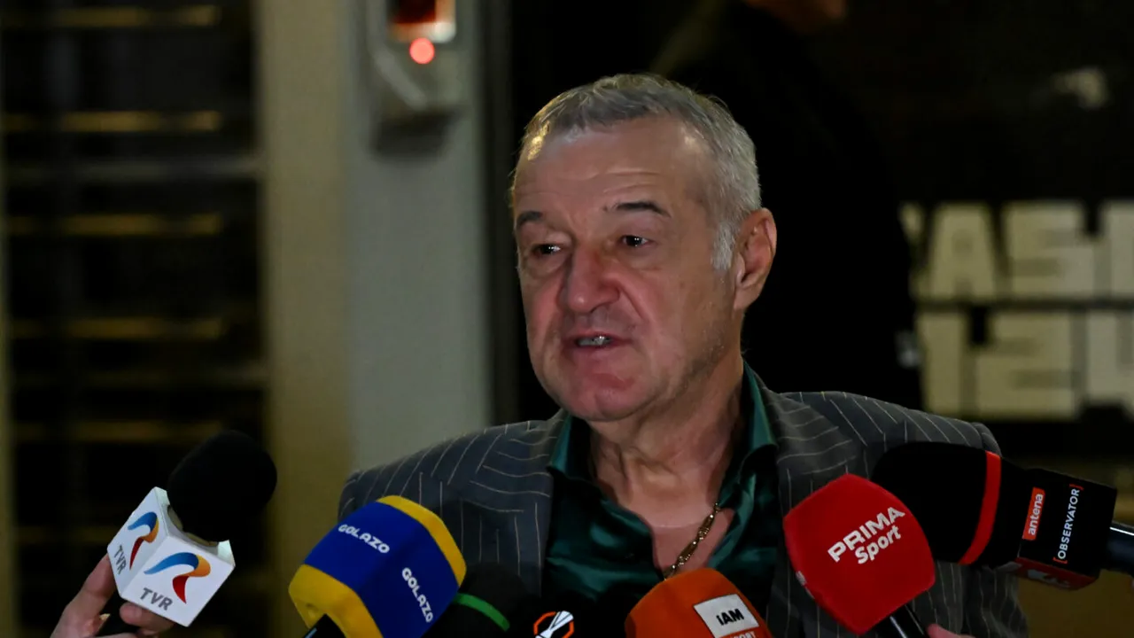 Gigi Becali a intrat în direct la TV şi a oferit un moment istoric: „E prima oară în viața mea”