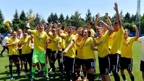 Hagi rules. Juniorii de la FC Viitorul au cucerit șase medalii naționale în sezonul 2018-2019