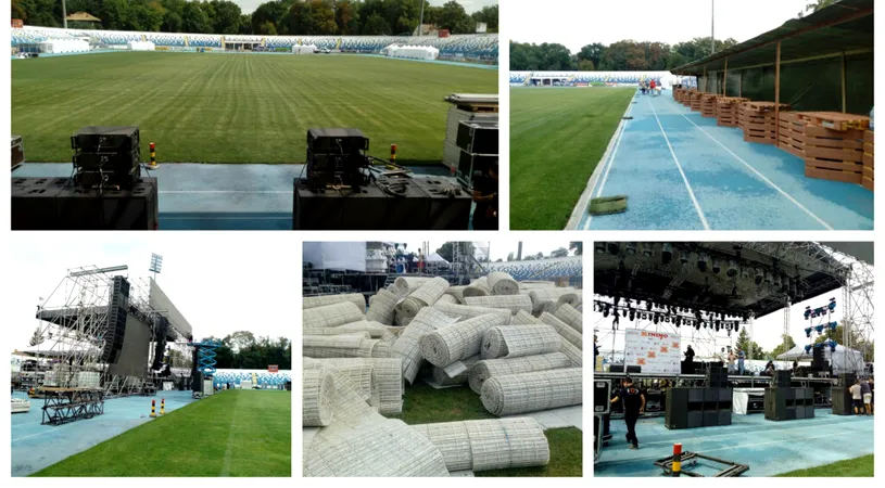 Panică la Iași! Meciul cu Concordia Chiajna ar putea fi mutat pe un alt stadion dacă gazonul se va strica după Festivalul Inimo. Organizatorii dau asigurări, Claudiu Niculescu reacționează
