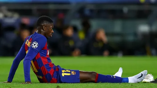 OFICIAL | Ousmane Dembele va lipsi șase luni de pe terenul de fotbal. Barcelona a bătut deja palma pentru un înlocuitor brazilian