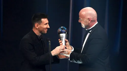 Premiile FIFA The Best 2022: Lionel Messi a fost desemnat cel mai bun jucător al anului! Selecționerul Argentinei a cucerit trofeul pentru antrenorul anului