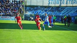 Sărbătoare în Oltenia. Bawab și Bancu au adus victoria Craiovei în derby-ul cu Dinamo! 