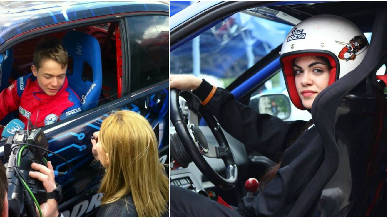 Cei mai tineri piloți profesioniști de drift din Europa concurează în week-end pe circuitul de la Prejmer