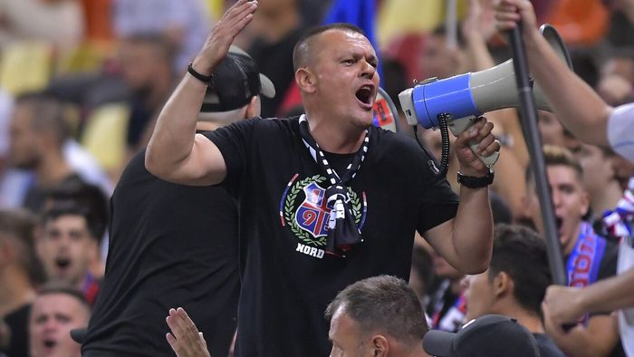 „Dirijorul” Gheorghe Mustață i-a înșirat pe fotbaliștii FCSB! Ce mesaje au avut vedetele lui Gigi Becali pentru fani, înainte de meciul cu CFR: „S-au vândut deja 30.000 de bilete? Se poate mai mult!”