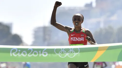 A mai „căzut” o campioană olimpică! Jemima Sumgong, medaliată cu aur la maraton, a fost depistată pozitiv