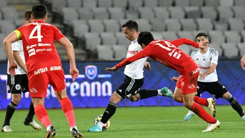 FC Hermannstadt - U Cluj 1-1! Meci tensionat la Sibiu, încheiat cu o răfuială între cele două tabere, pe marginea terenului