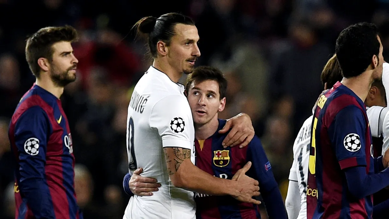 O nouă dublă PSG - Barcelona în acest sezon. Ibrahimovic, marele absent din prima manșă a sferturilor de finală. Cele mai interesante cifre din meciurile directe