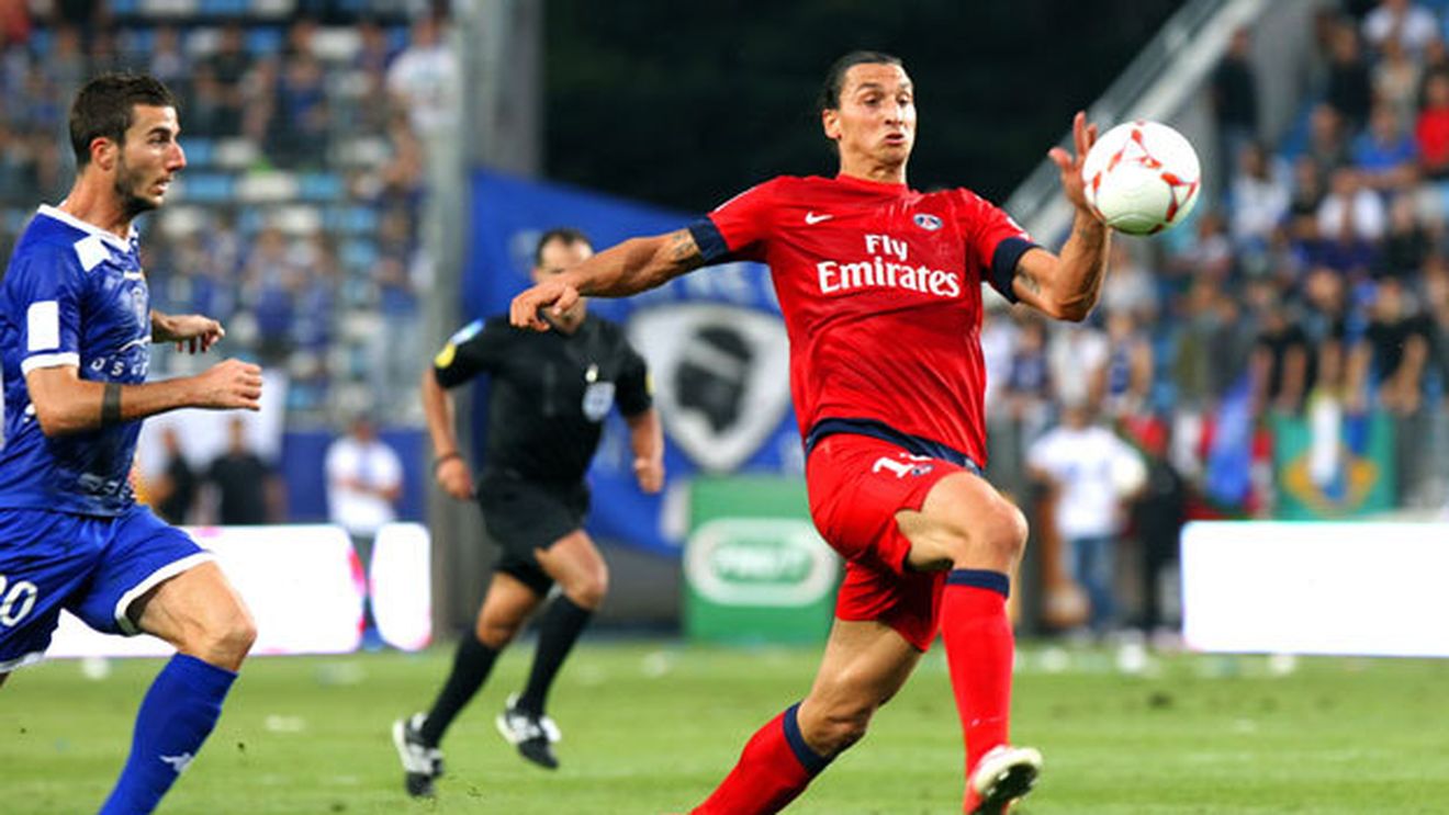 VIDEO Ibra și-a mai luat două goluri avans în duelul cu Mutu!** A dat o "dublă" cu Bastia și a ajuns la cota 7