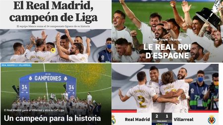 „Campioni pentru istorie!” Încă două titluri și Real Madrid = Barcelona + Atletico! Ce scrie presa internațională după ce Messi a rămas iar fără „coroană”