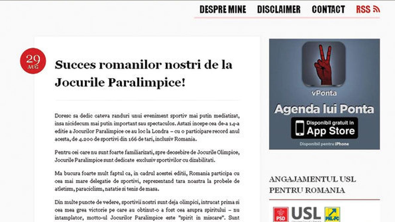 Paralimpici amăgiți!** Ponta a promis că le va oferi medaliaților paralimpici aceleași sume ca și olimpicilor. ȘOCANT: vezi cât vor primi de fapt