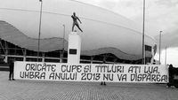 Continuă războiul dintre FCU și CSU! Peluza Sud Craiova, mesaj pentru Peluza Nord: „Oricâte cupe și titluri ați lua, umbra anului 2013 nu va dispărea!”