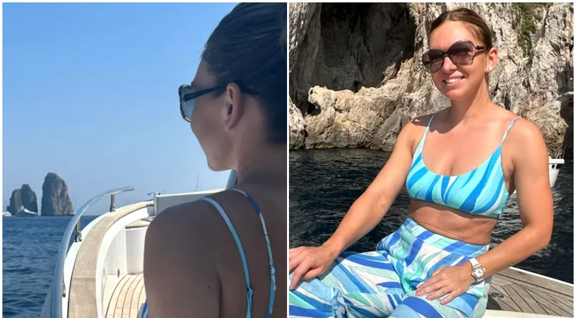 Adio, US Open! Simona Halep a plecat în vacanță și a făcut senzație pe Insula Capri, într-o ținută demențială: „Ai inima mea!