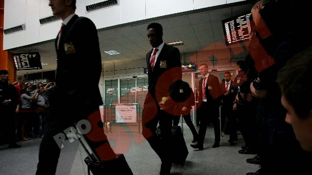 FOTO: United a sosit în România!** Andone, mesaj către Becali: 