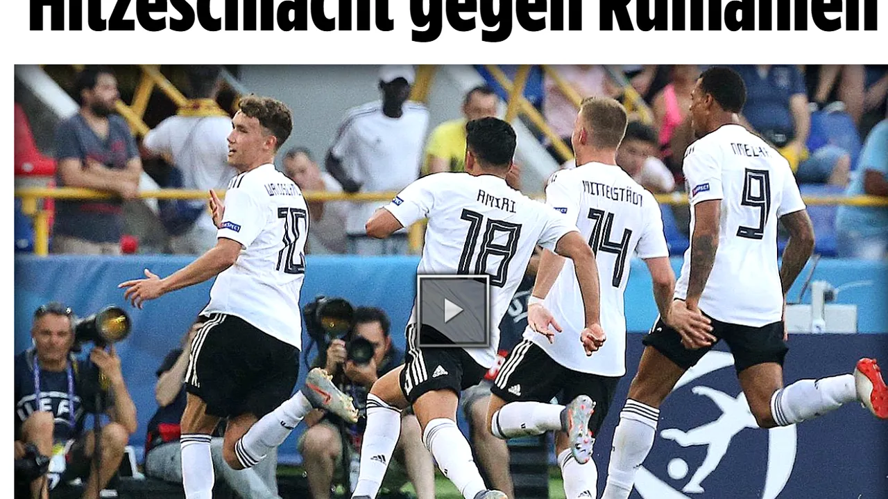 România U21 - Germania U21 2-4 | Presa din străinătate, impresionată de naționala lui Mirel Rădoi! 
