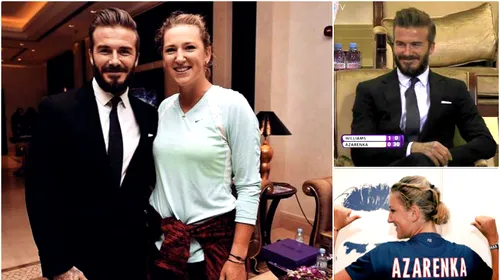 Vika Azarenka si fotbalul. După Ibrahimovic, a vrut să îl impresioneze pe Beckham: „Am încercat chiar și o mică jonglerie cu mingea de tenis sperând că o să remarce”