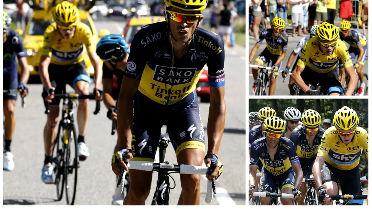 LIVE BLOG Turul Franței - Riblon intră în istorie pe Alpe d'Huez! Froome a dat primele semne de dificultate! Contador își păstrează cu greu locul 2!