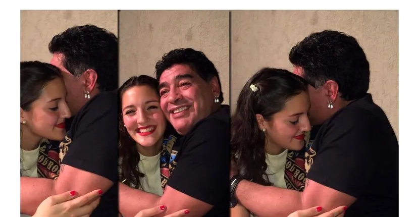 FOTO | Jana, fiica lui Diego Maradona, s-a făcut model de lenjerie! Cum arată 