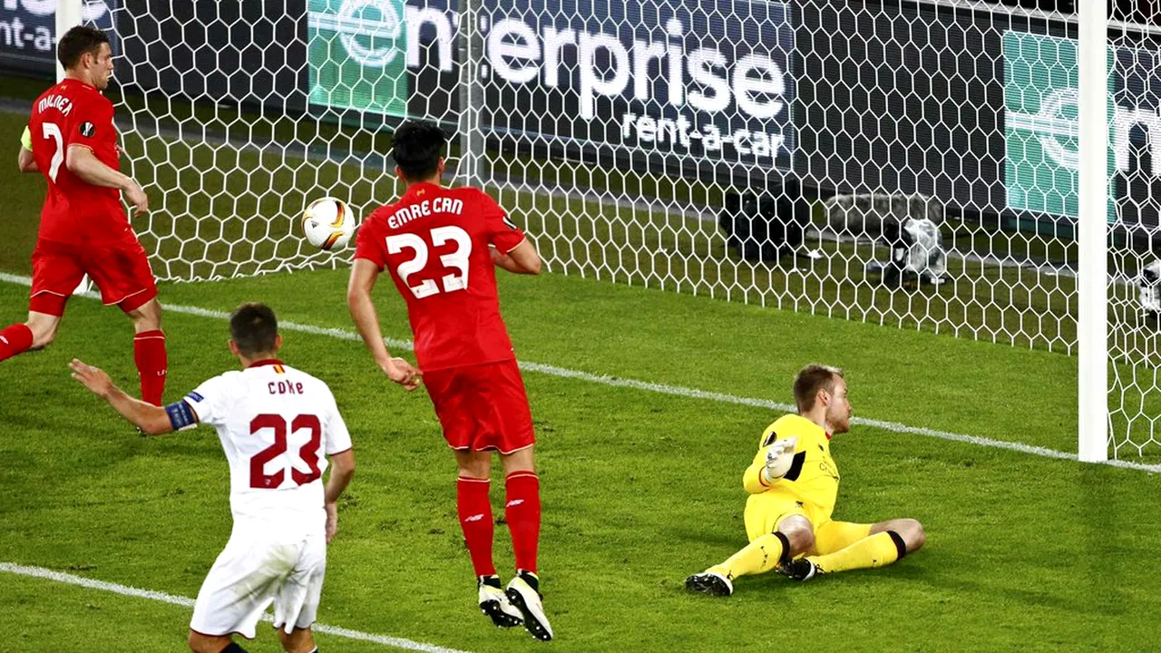 AU FĂ‚CUT-O DIN NOU! Sevilla a câștigat Europa League pentru al treilea an consecutiv, după 3-1 în finala cu Liverpool. Căpitanul Coke a marcat golurile care l-au făcut K.O. pe Klopp