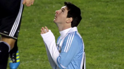 Vis SPULBERAT pentru fanii naționalei!** Messi NU vine la inaugurarea Național Arena