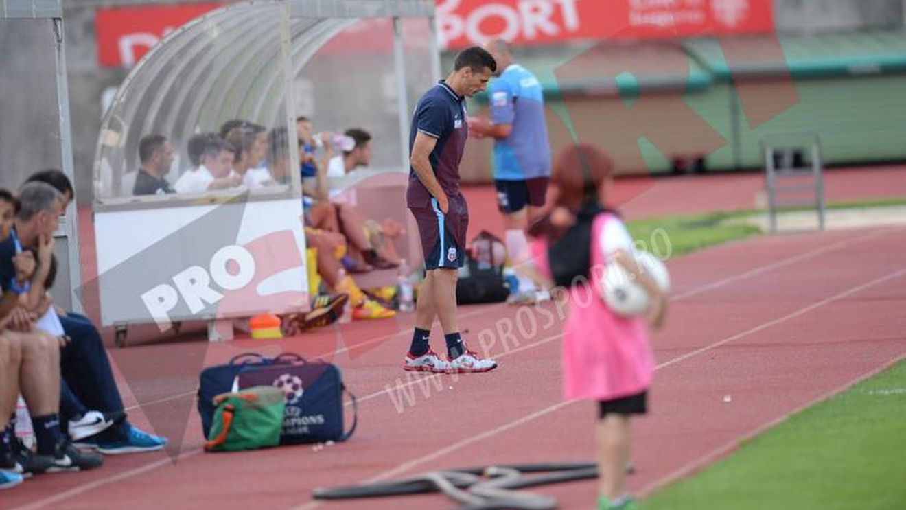 Gâlcă, după 2-5 cu FC Lugano: "La Steaua va fi presiune indiferent dacă se ia titlul sau nu"