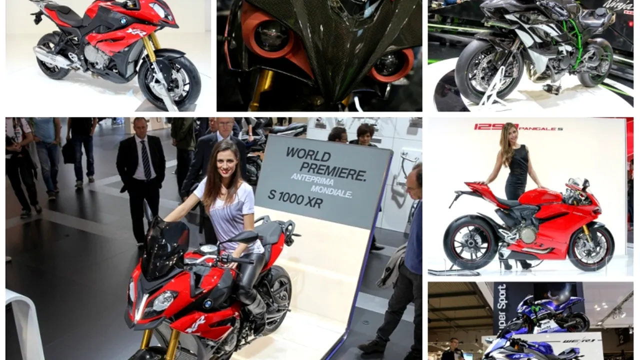 SPECIAL | Fotoreportaj de la EICMA 2014, salonul în care au fost prezentate cele mai noi motociclete. De la premiera mondială BMW S1000 XR la 