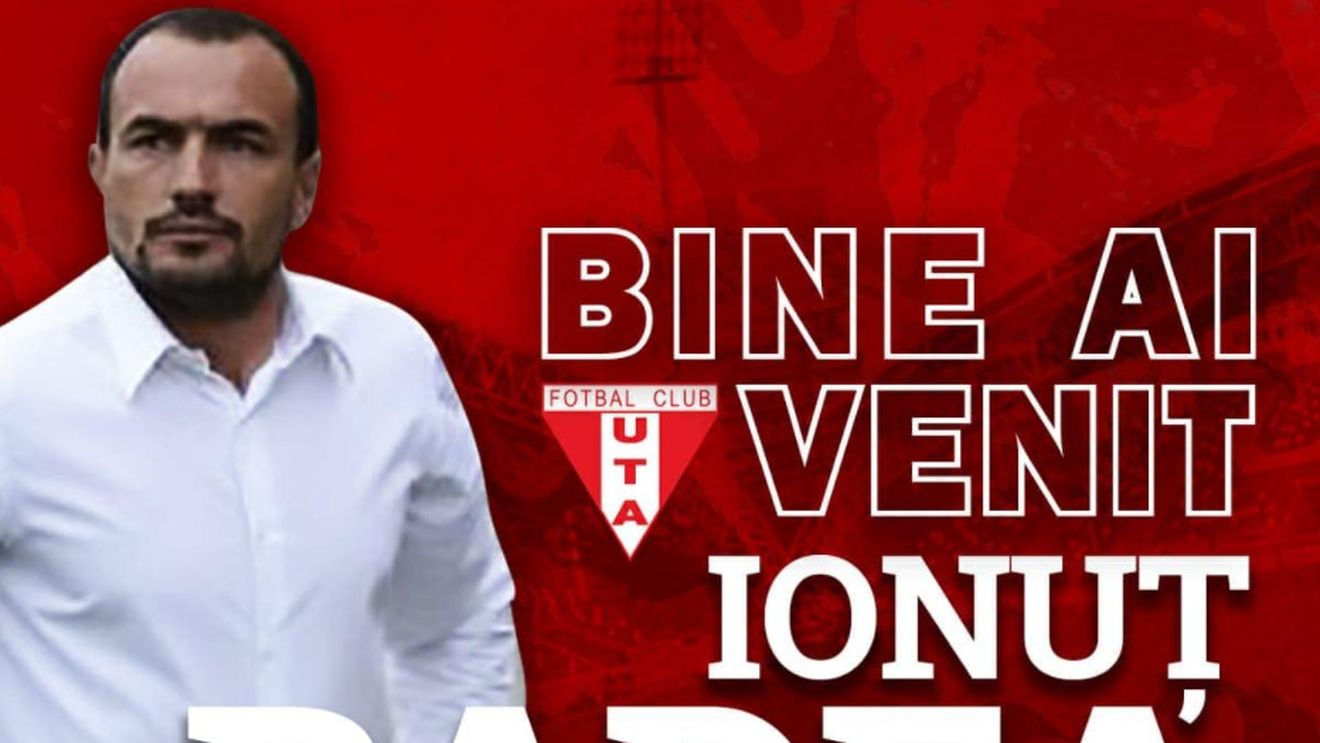 Ionuț Badea e noul antrenor al UTA-ei, după ce Laszlo Balint a demisionat. Detalii despre contractul antrenorului