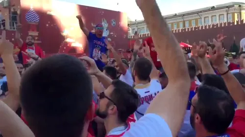 VIDEO | „Kosovo e Serbia, Crimeea e Rusia!”. Politicul se amestecă în fotbal la Cupa Mondială, chiar în fața Kremlinului