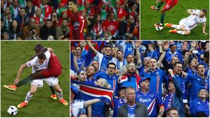 Portugalia e încurcată de Islanda, 1-1 la St. Etienne. Ungaria conduce Grupa F după 2-0 cu Austria