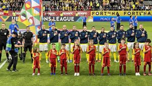 Moment emoționant în Giulești! Tot stadionul a cântat imnul național înainte de România - Muntenegru | VIDEO